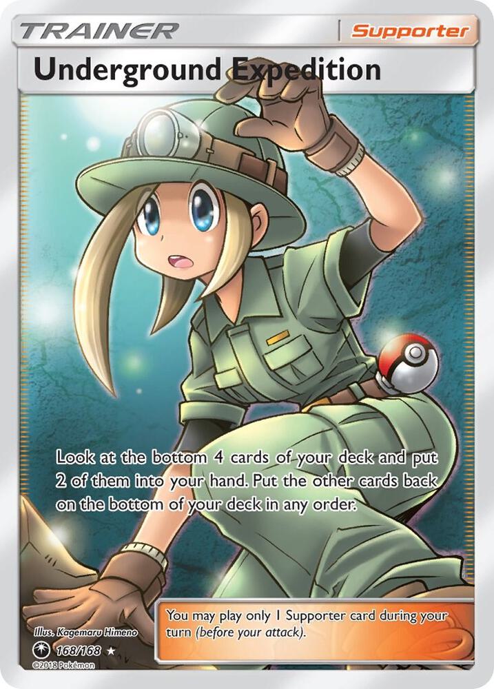 Underground Expedition (Full Art) 168/168 card from SM - Celestial Storm