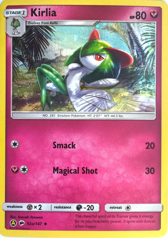 Kirlia - 92a/147 092a/147 card from Alternate Art Promos