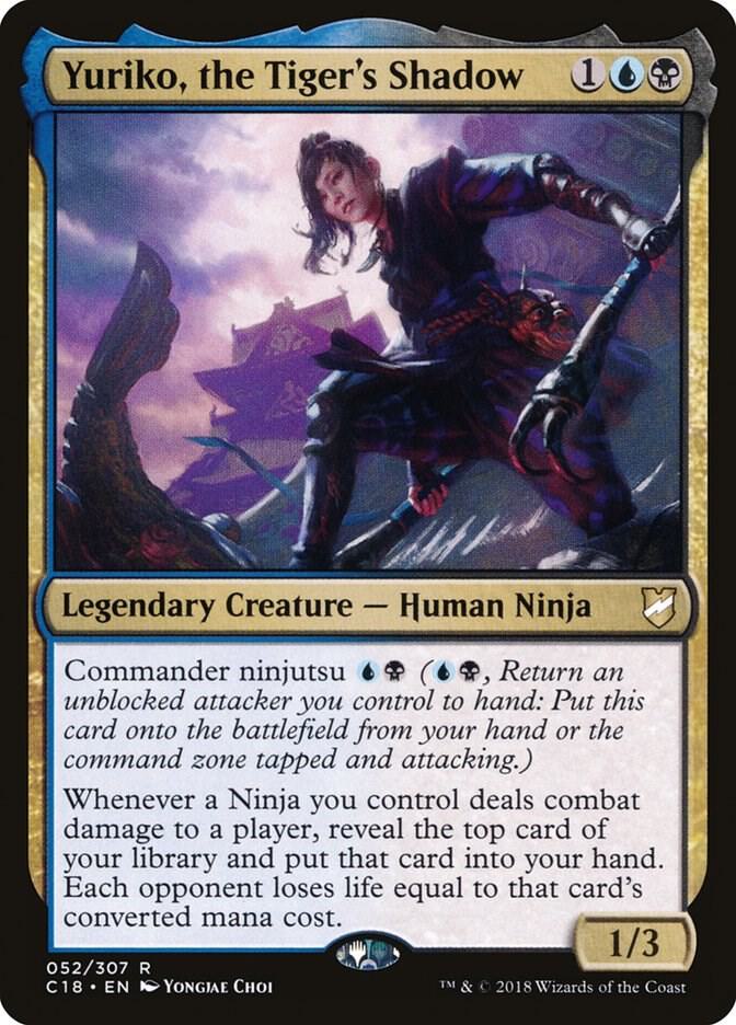 Yuriko, the Tiger's Shadow 52 card from Commander 2018