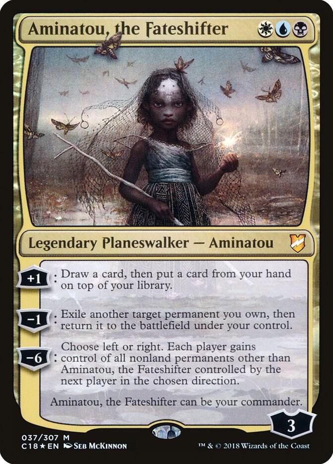 Aminatou, the Fateshifter 37 card from Commander 2018