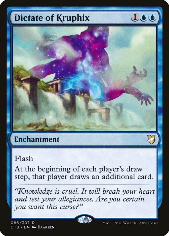 Dictate of Kruphix 86 card from Commander 2018