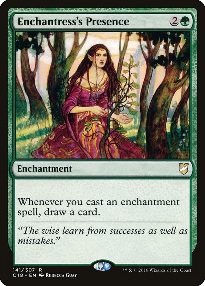 Enchantress's Presence 141 card from Commander 2018