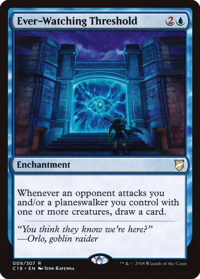 Ever-Watching Threshold 9 card from Commander 2018