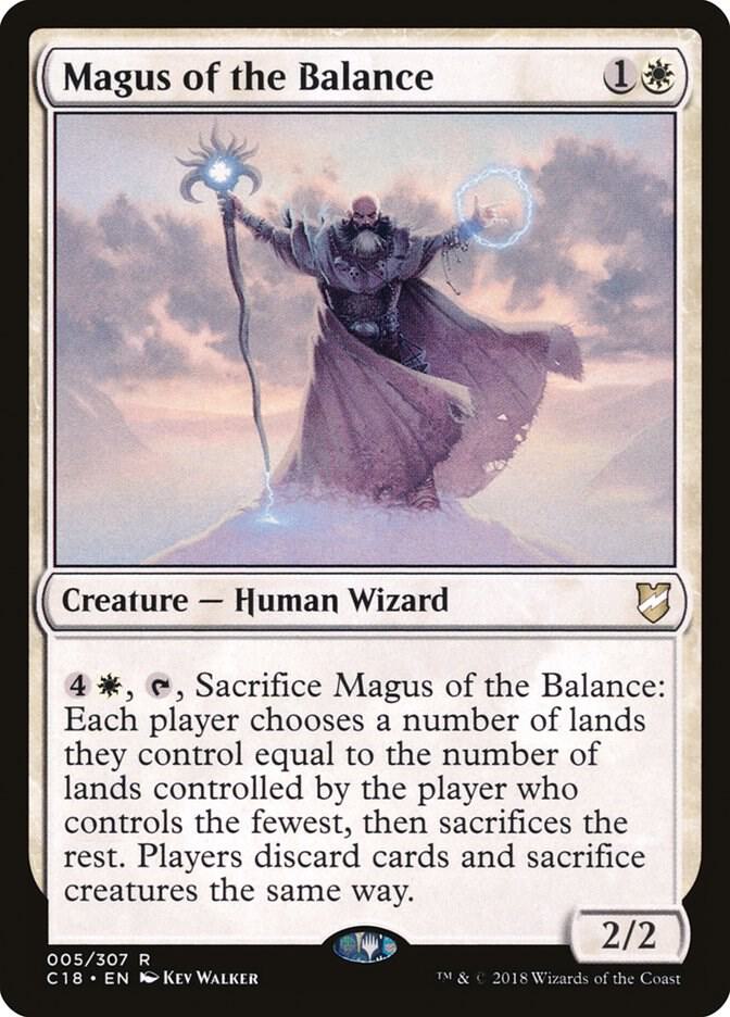 Magus of the Balance 5 card from Commander 2018