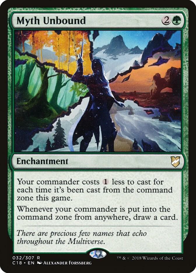 Myth Unbound 32 card from Commander 2018