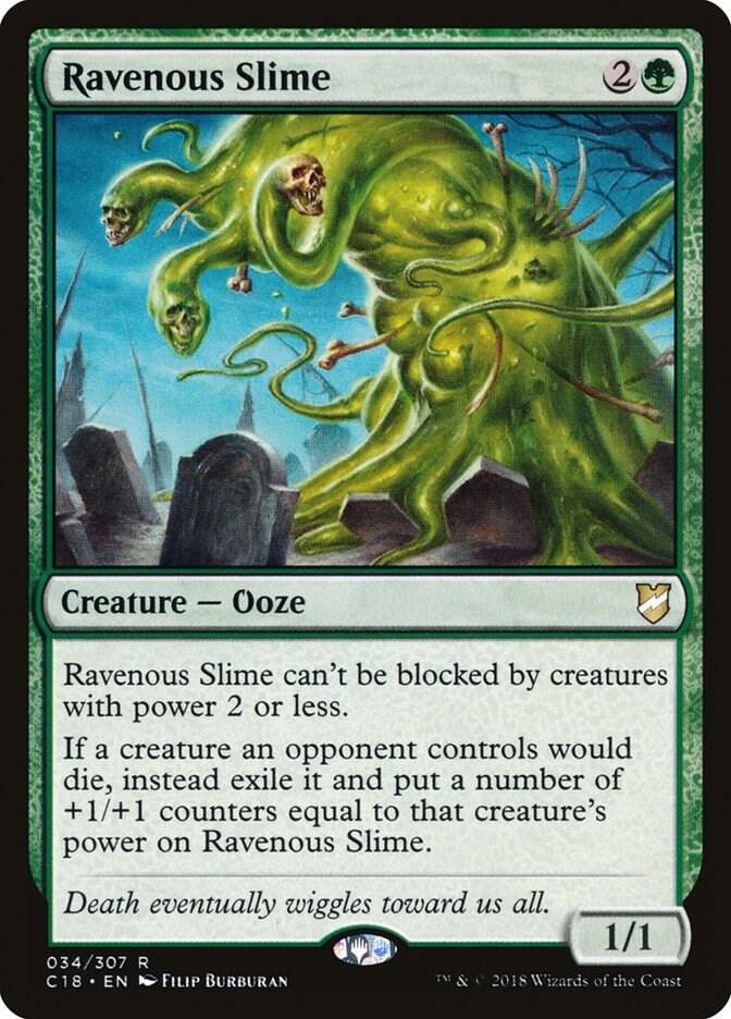Ravenous Slime 34 card from Commander 2018