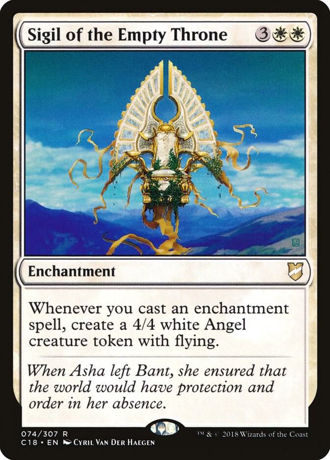 Sigil of the Empty Throne 74 card from Commander 2018