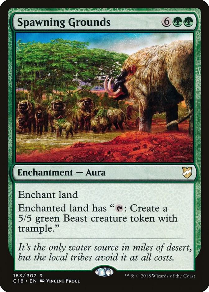 Spawning Grounds 163 card from Commander 2018