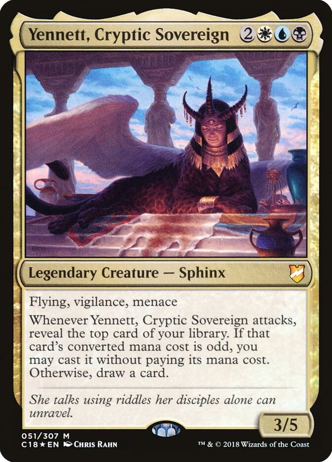 Yennett, Cryptic Sovereign 51 card from Commander 2018