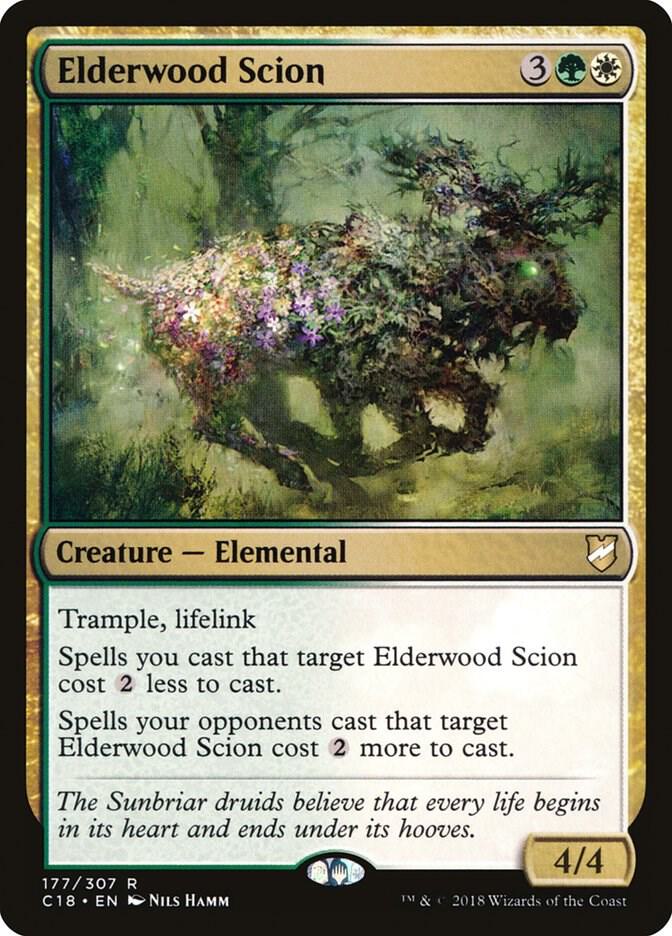 Elderwood Scion 177 card from Commander 2018
