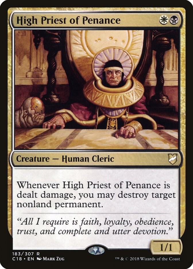 High Priest of Penance 183 card from Commander 2018
