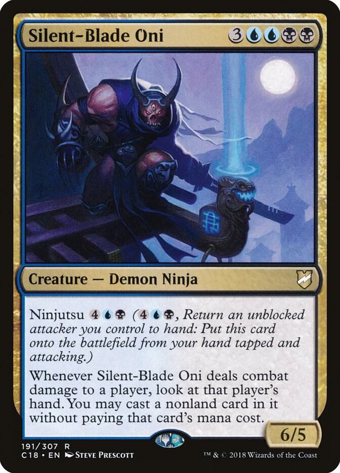 Silent-Blade Oni 191 card from Commander 2018