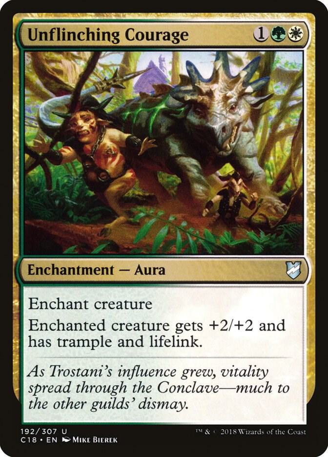 Unflinching Courage 192 card from Commander 2018