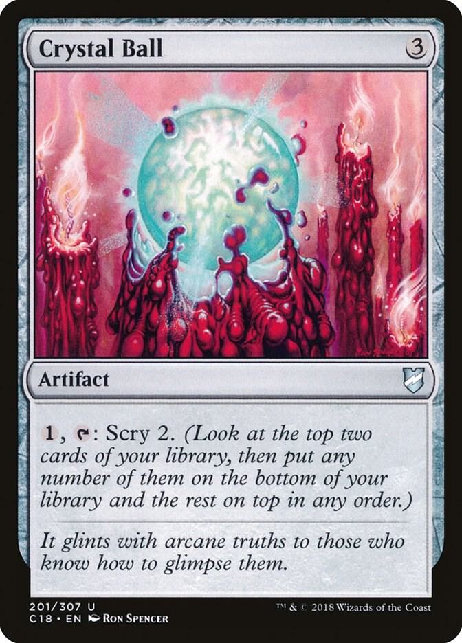Crystal Ball 201 card from Commander 2018