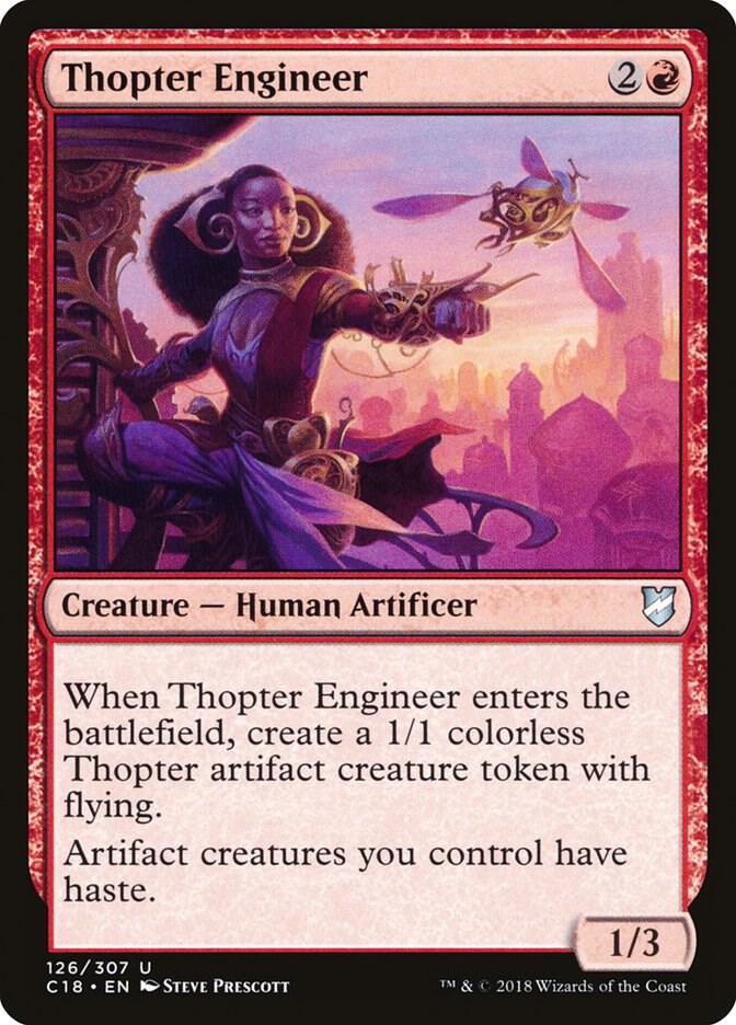 Thopter Engineer 126 card from Commander 2018