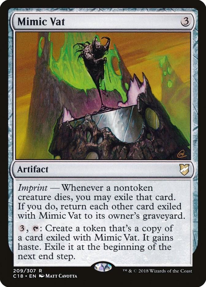Mimic Vat 209 card from Commander 2018