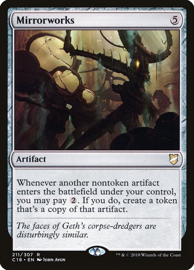 Mirrorworks 211 card from Commander 2018