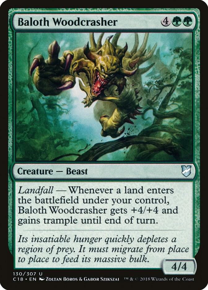 Baloth Woodcrasher 130 card from Commander 2018