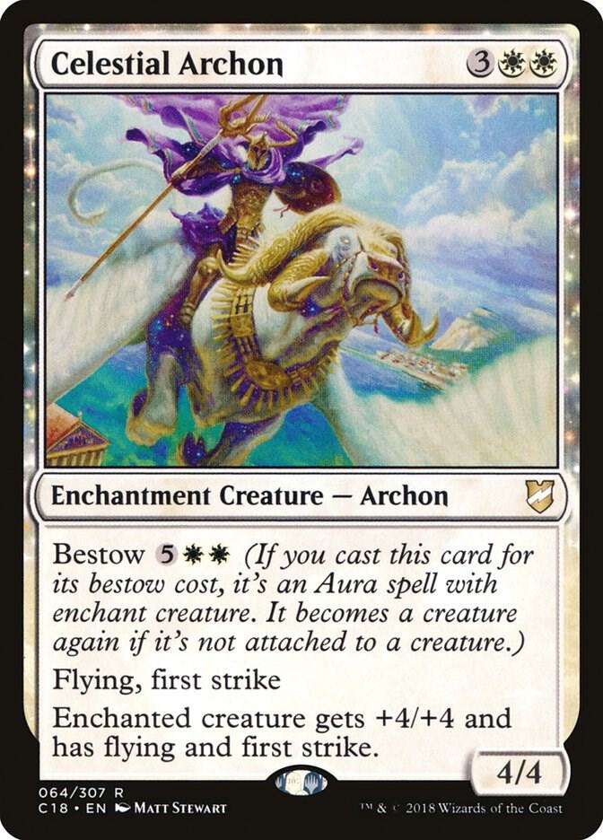 Celestial Archon 64 card from Commander 2018