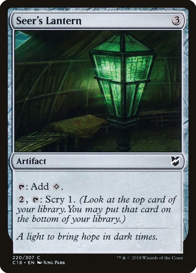 Seer's Lantern 220 card from Commander 2018