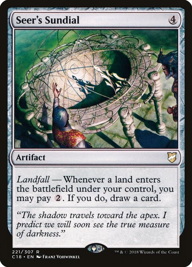 Seer's Sundial 221 card from Commander 2018