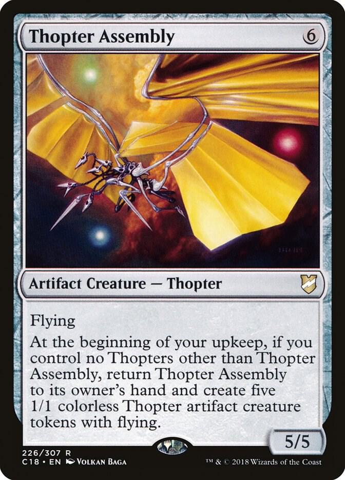 Thopter Assembly 226 card from Commander 2018