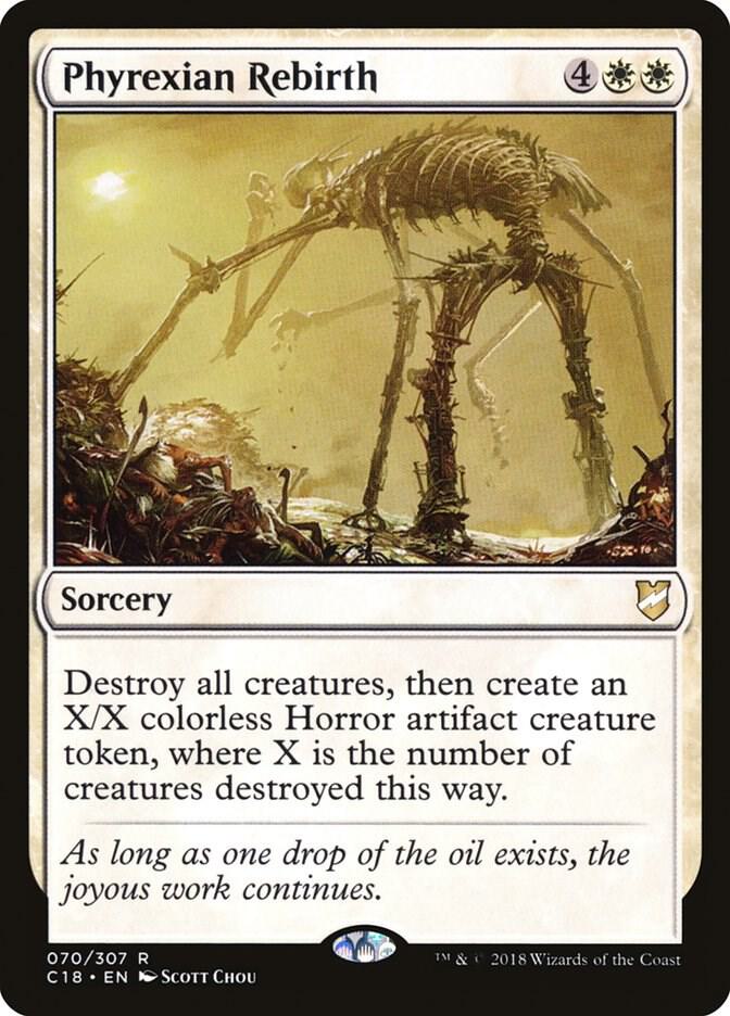 Phyrexian Rebirth 70 card from Commander 2018