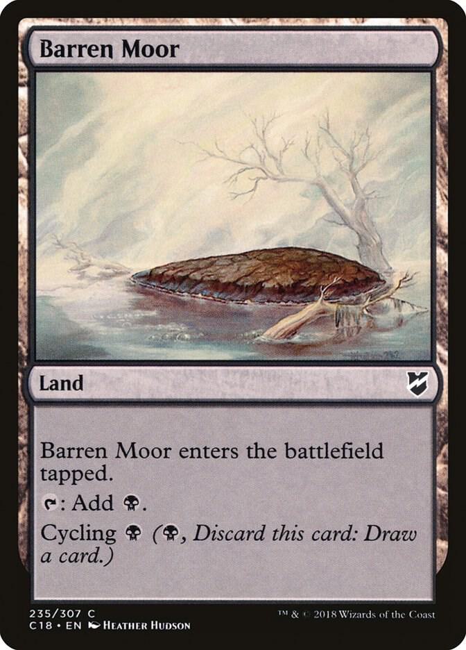 Barren Moor 235 card from Commander 2018