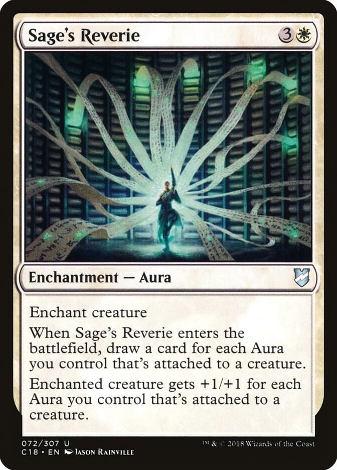 Sage's Reverie 72 card from Commander 2018