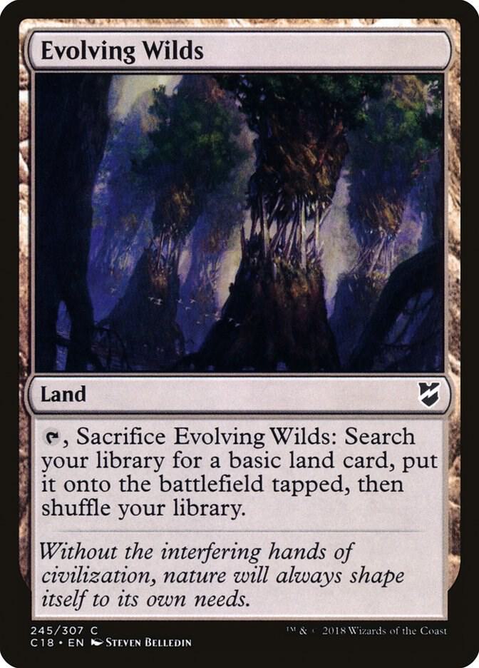Evolving Wilds 245 card from Commander 2018
