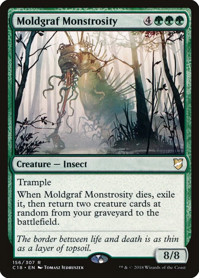 Moldgraf Monstrosity 156 card from Commander 2018