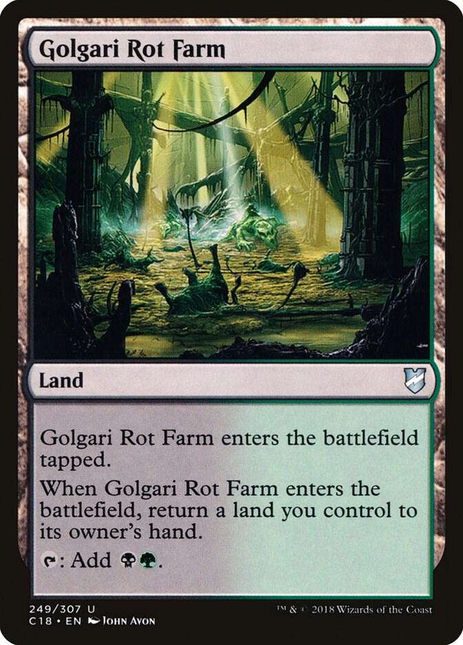 Golgari Rot Farm 249 card from Commander 2018