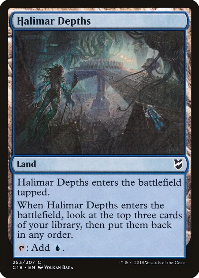 Halimar Depths 253 card from Commander 2018