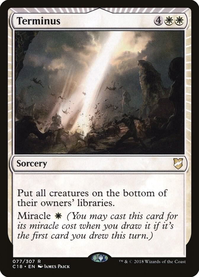Terminus 77 card from Commander 2018