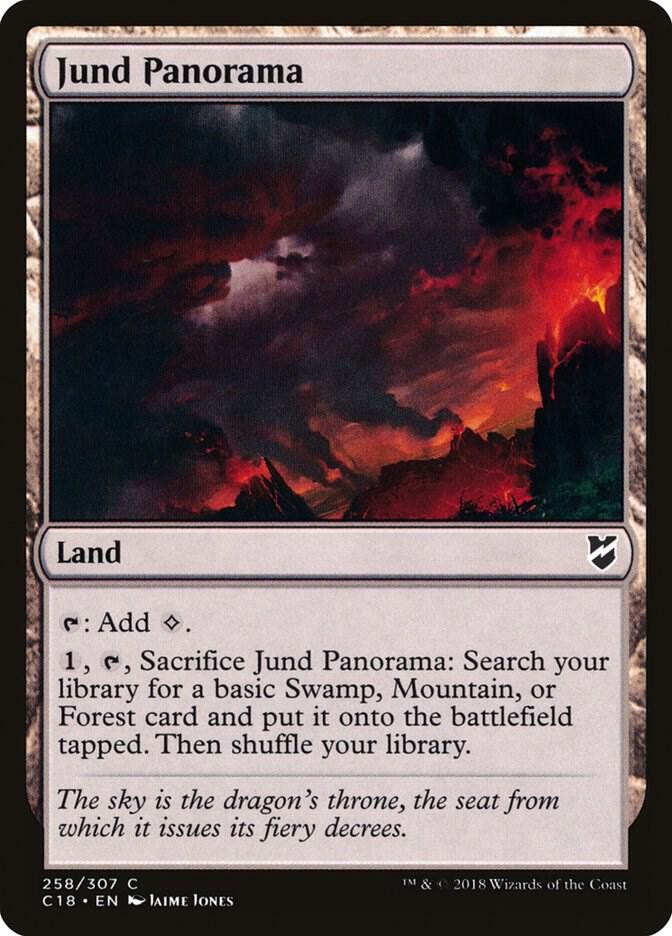 Jund Panorama 258 card from Commander 2018