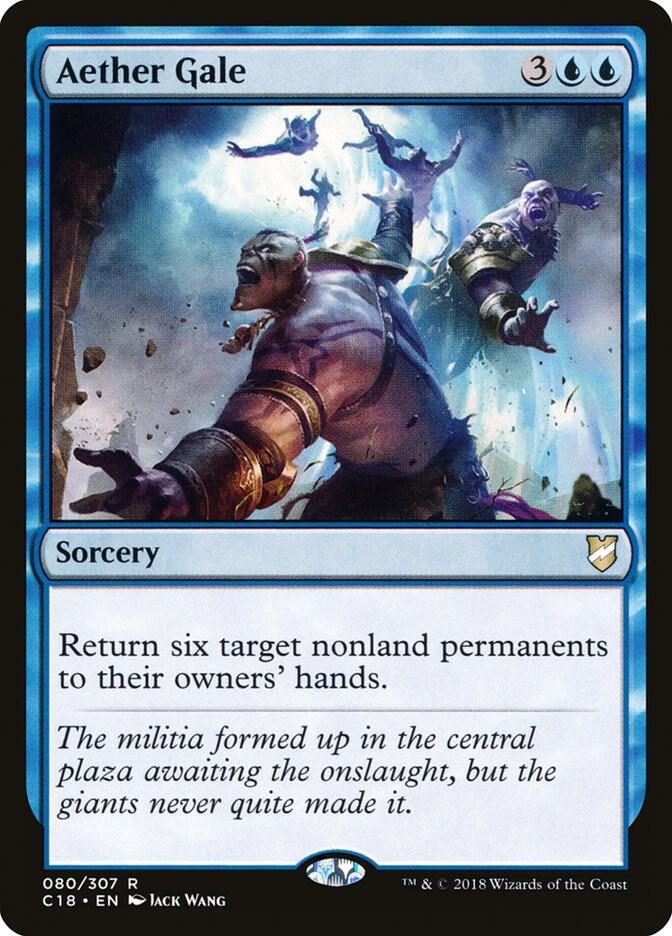 Aether Gale 80 card from Commander 2018