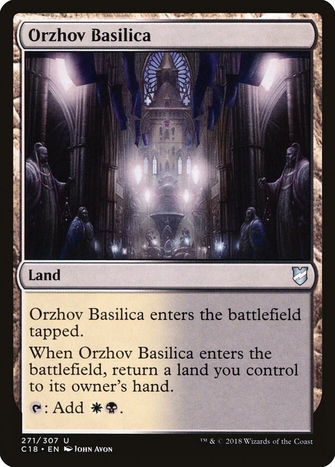 Orzhov Basilica 271 card from Commander 2018