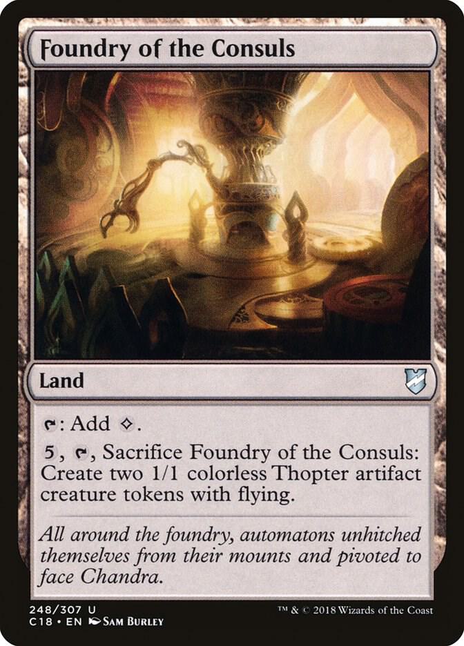 Foundry of the Consuls 248 card from Commander 2018