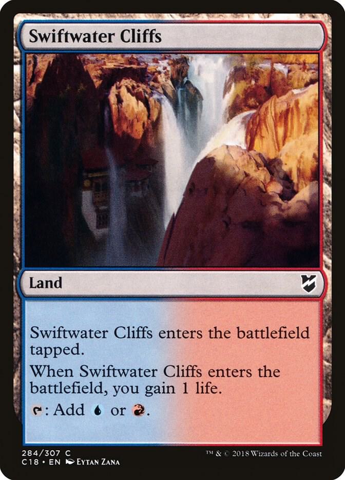Swiftwater Cliffs 284 card from Commander 2018