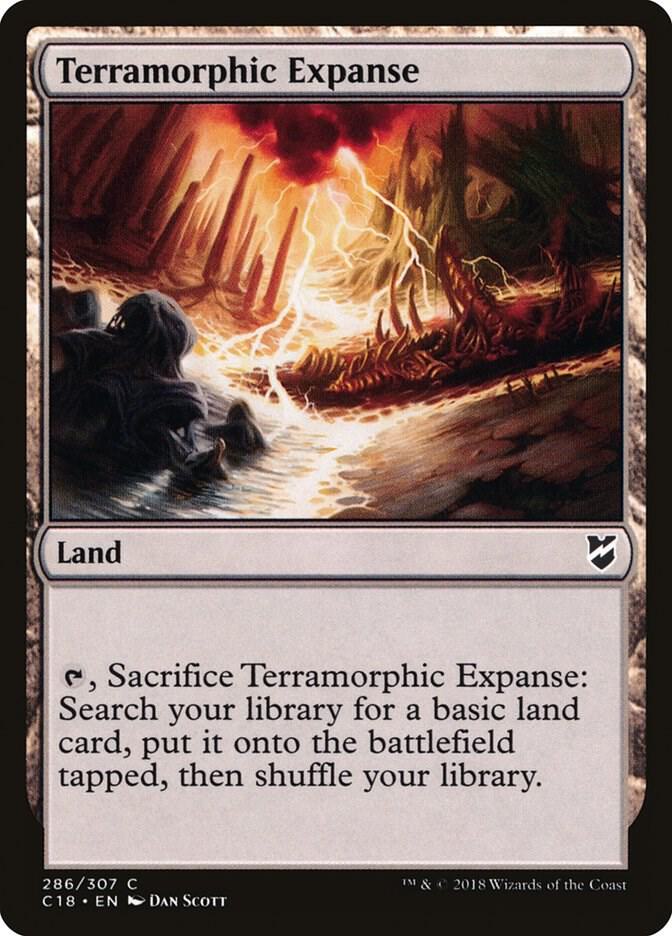 Terramorphic Expanse 286 card from Commander 2018