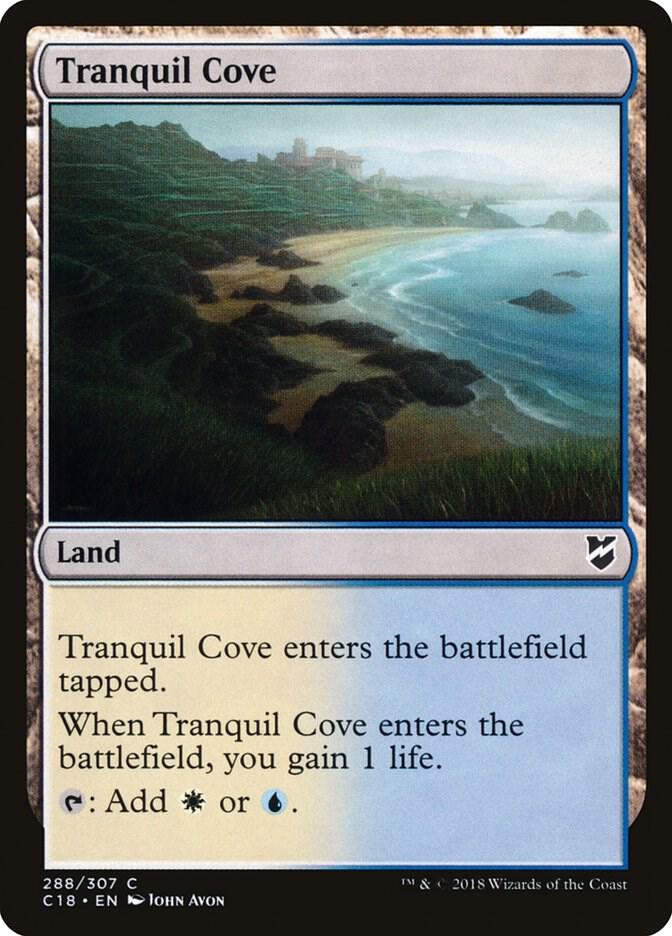 Tranquil Cove 288 card from Commander 2018