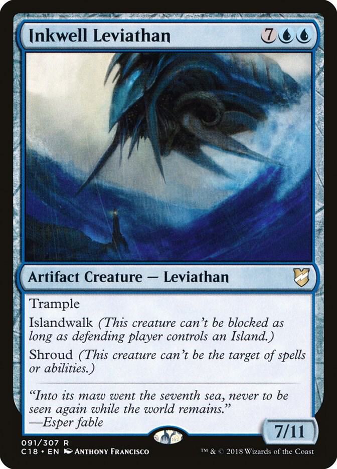 Inkwell Leviathan 91 card from Commander 2018