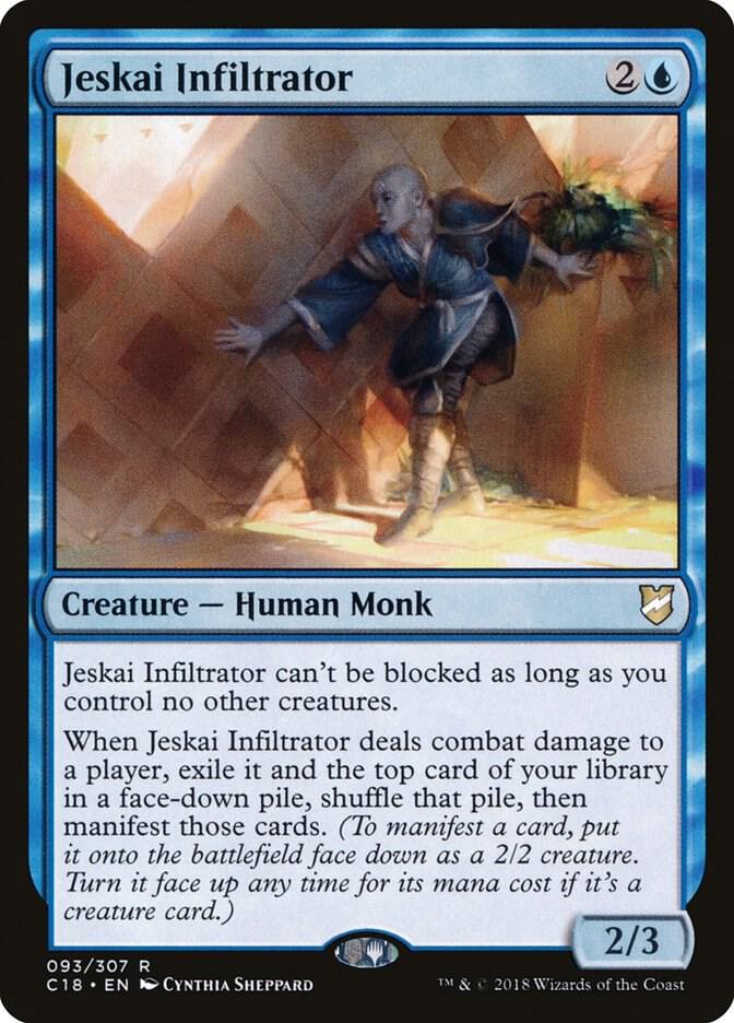 Jeskai Infiltrator 93 card from Commander 2018