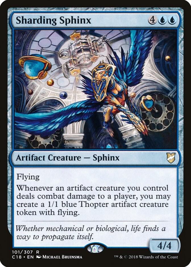 Sharding Sphinx 101 card from Commander 2018