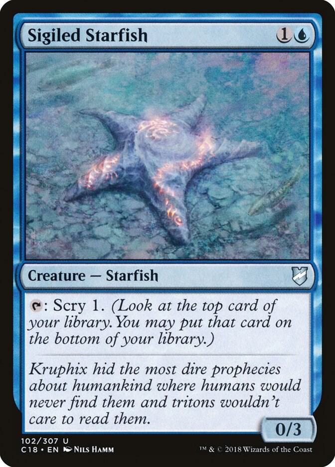 Sigiled Starfish 102 card from Commander 2018