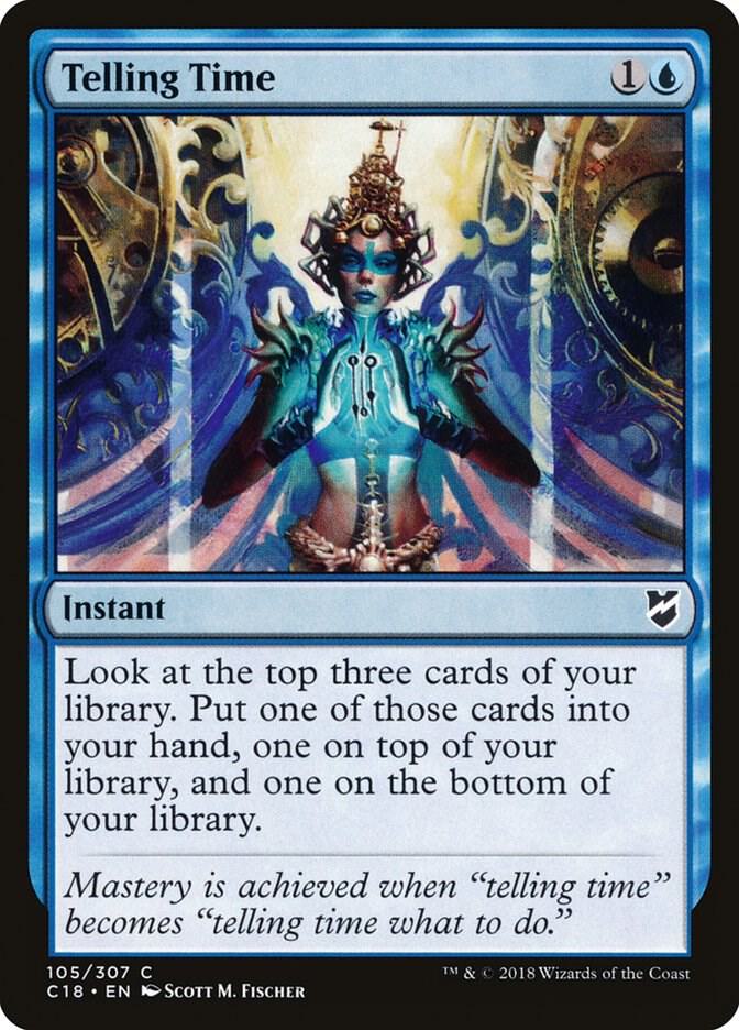Telling Time 105 card from Commander 2018