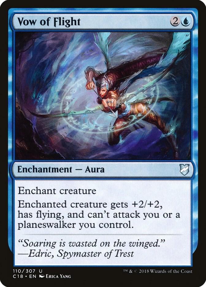 Vow of Flight 110 card from Commander 2018