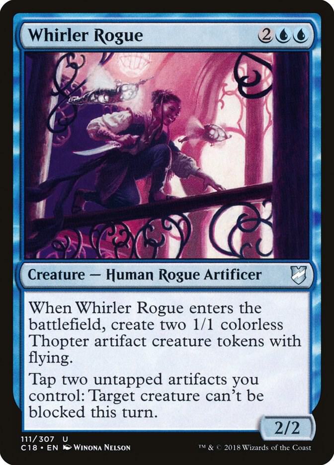 Whirler Rogue 111 card from Commander 2018