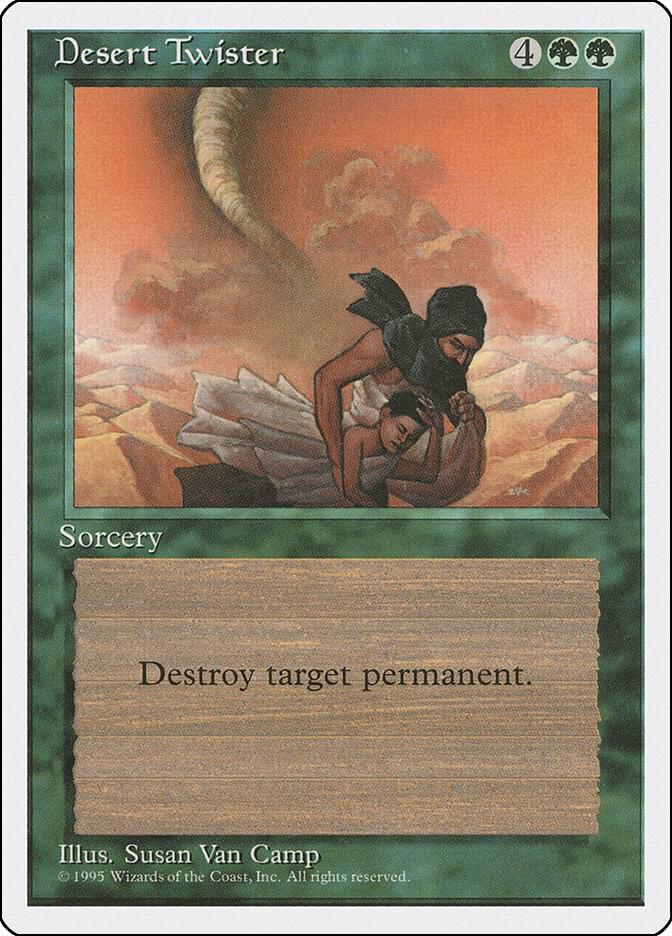 Desert Twister card from Fourth Edition