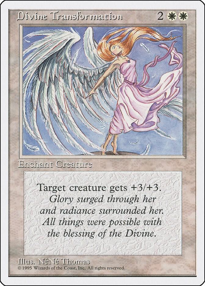 Divine Transformation card from Fourth Edition